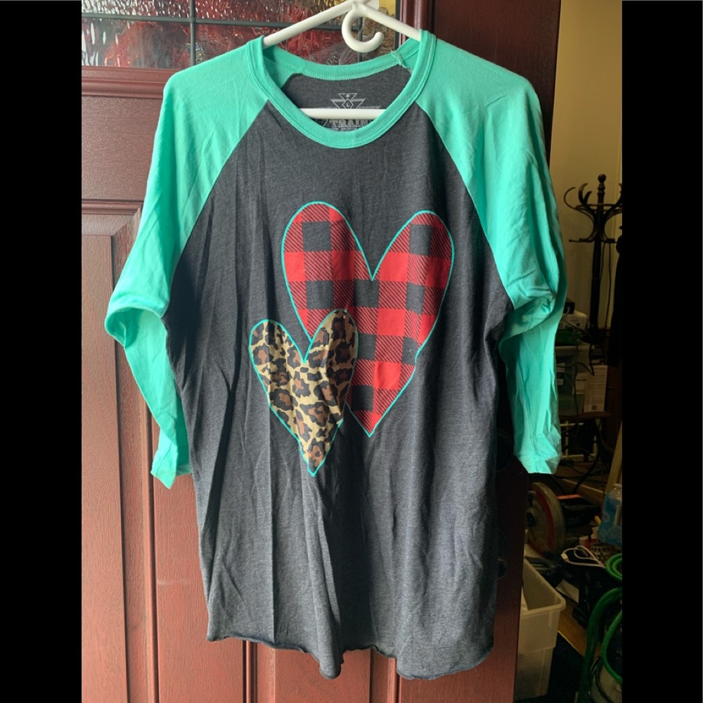 Shirt with hearts